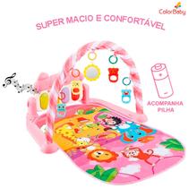 Tapete De Atividades Para Bebe Com Piano Musical Divertido - Color Baby