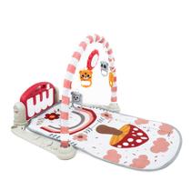 Tapete De Atividades Para Bebê Com Piano Musical E Móbile Ginásio Infantil Estampa Colorida Estimula Desenvolvimento Motor E Sensorial