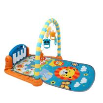 Tapete De Atividades Para Bebê Com Piano Musical E Móbile Ginásio Infantil Estampa Colorida Estimula Desenvolvimento Motor E Sensorial