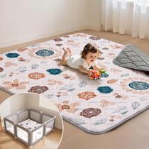 Tapete de Atividades para Bebê Duwenem 127x127 cm Espuma Macia Dobrável Tapete de Atividades para Bebê Duwenem 127x127 cm Espuma Macia Dobrável