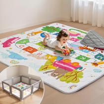 Tapete de Atividades para Bebê Duwenem 127x127 cm Espuma Macia Dobrável Tapete de Atividades para Bebê Duwenem 127x127 cm Espuma Macia Dobrável