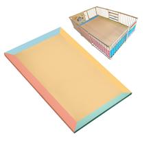Tapete de Atividades para Bebê ZETY BABY em Couro PU Impermeável, Espuma de 3,8 cm Tapete de Atividades para Bebê ZETY BABY em Couro PU Impermeável, Espuma de 3,8 cm