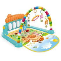 Tapete de Atividades Piano Musical Infantil p/Bebê Nuga Baby