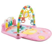Tapete de atividades rosa bebê maternidade pianinho alegria - Color baby