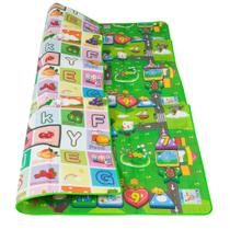 Tapete De Atividades Tatame Infantil 200x180 Dupla Face