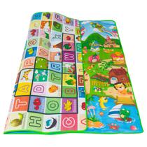 Tapete De Atividades Tatame Infantil 200x180 Dupla Face