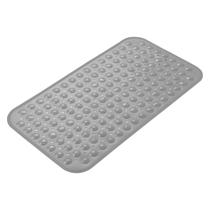 Tapete de banheira AmazerBath, tamanho médio, 70x38 cm, cinza antiderrapante Tapete de banheira AmazerBath, tamanho médio, 70x38 cm, cinza antiderrapante