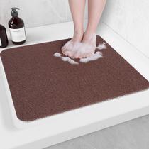 Tapete de banheira antiderrapante Hargiis Fast Drying Brown 60x60cm Tapete de banheira antiderrapante Hargiis Fast Drying Brown 60x60cm