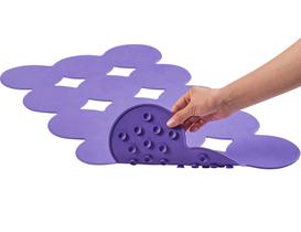 Tapete de banheira antiderrapante Webos Shower Mat Bath Mat Circle Tapete de banheira antiderrapante Webos Shower Mat Bath Mat Circle