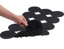 Tapete de banheira antiderrapante Webos Tapete de banho Webos Tapete de banho de borracha preta Tapete de banheira antiderrapante Webos Tapete de banho Webos Tapete de banho de borracha preta