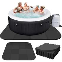 Tapete de banheira de hidromassagem Nisorpa 216x216 cm Espuma EVA com 1,3 cm de espessura