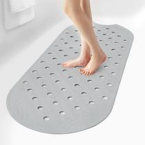 Tapete de banheira SelfSuite Rubber antiderrapante com ventosas 99x41cm