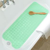 Tapete de banheira TreeBud antiderrapante 99x41 cm extra longo para chuveiro