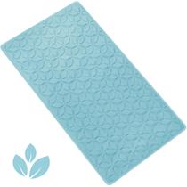 Tapete de banheira WRISIN Non Slip 100% borracha 40x70cm azul