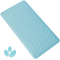 Tapete de banheira WRISIN Non Slip 100% borracha 43x89cm azul Tapete de banheira WRISIN Non Slip 100% borracha 43x89cm azul