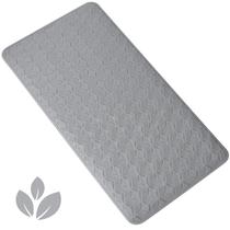 Tapete de banheira WRISIN Non Slip 100% borracha 43x89cm cinza