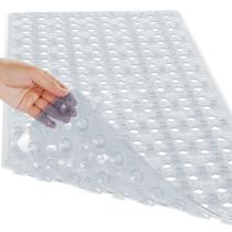 Tapete de banheira Yimobra antiderrapante 70x40cm PVC transparente Tapete de banheira Yimobra antiderrapante 70x40cm PVC transparente