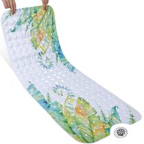 Tapete de banheira Yimobra Non Slip Extra Long 100x40cm com orifícios de drenagem Tapete de banheira Yimobra Non Slip Extra Long 100x40cm com orifícios de drenagem