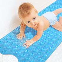 Tapete de banheira Yimobra Non Slip Extra Long 101x40cm Azul Transparente Tapete de banheira Yimobra Non Slip Extra Long 101x40cm Azul Transparente