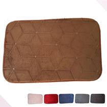Tapete De Banheiro Absorve Agua Soft Macio Ao Toque Lavabo Marrom
