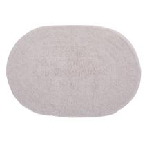 Tapete de Banheiro Algodão Oval Vizapi Hindu 40x60cm Branco Tapete de Banheiro Algodão Oval Vizapi Hindu 40x60cm Branco