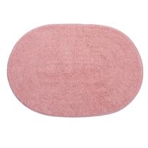 Tapete de Banheiro Algodão Oval Vizapi Hindu 40x60cm Rosa Tapete de Banheiro Algodão Oval Vizapi Hindu 40x60cm Rosa