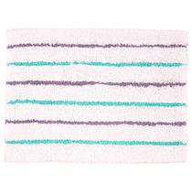 Tapete de Banheiro Algodão Retangular Vizapi Holi 45x65cm Verde Acqua Multicolorido Tapete de Banheiro Algodão Retangular Vizapi Holi 45x65cm Verde Acqua Multicolorido