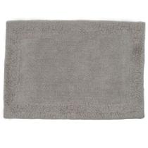 Tapete de Banheiro Algodão Retangular Vizapi Kota 50x70cm Cinza Gris Tapete de Banheiro Algodão Retangular Vizapi Kota 50x70cm Cinza Gris