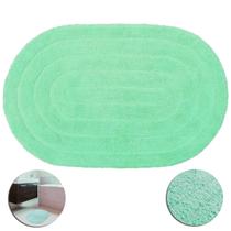Tapete De Banheiro Allegro Oval 40x60cm 100% Algodão Cores