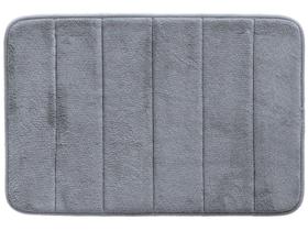 Tapete de Banheiro Antiderrapante Camesa Super Soft Grande 60 x 40cm Cinza
