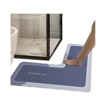 Tapete De Banheiro Antiderrapante Em Forma De L, Absorvente De Terra Diatomácea, Tapete Minimalista Tapete De Banheiro Antiderrapante Em Forma De L, Absorvente De Terra Diatomácea, Tapete Minimalista