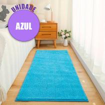 Tapete de Banheiro Antiderrapante Microfibra Bolinha Macarrão Jolitex Relax Varias Cores 45x100cm