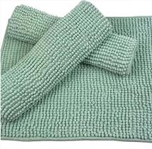 Tapete De Banheiro Bolinha Antiderrapante Microfibra 3 Peças Tapete De Banheiro Bolinha Antiderrapante Microfibra 3 Peças