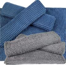 Tapete De Banheiro Bolinha Antiderrapante Microfibra 4 Peças Tapete De Banheiro Bolinha Antiderrapante Microfibra 4 Peças