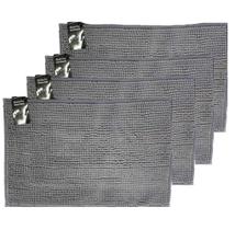 Tapete De Banheiro Bolinha Antiderrapante Microfibra 4 Peças Tapete De Banheiro Bolinha Antiderrapante Microfibra 4 Peças