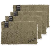 Tapete De Banheiro Bolinha Antiderrapante Microfibra 4 Peças Tapete De Banheiro Bolinha Antiderrapante Microfibra 4 Peças