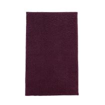 Tapete de Banheiro Bolinha Microfibra Roxo 38x58cm
