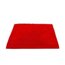 Tapete de Banheiro Bolinha Microfibra Vermelho 38x58 cm