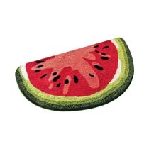 Tapete De Banheiro De Pelúcia Com Rosto Sorridente De Limão, Absorvente De Água, Antiderrapante,