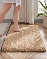 Tapete de banheiro Disolla Small Non-Slip Bege 43x61cm Lavável Tapete de banheiro Disolla Small Non-Slip Bege 43x61cm Lavável