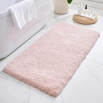 Tapete de banheiro ILANGO rosa antiderrapante superabsorvente 120x60cm