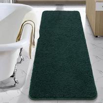 Tapete de banheiro LOCHAS Hunter Green Microfiber 60x180cm Tapete de banheiro LOCHAS Hunter Green Microfiber 60x180cm