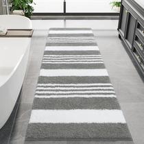 Tapete de banheiro LOCHAS Long Runner 60x150cm, antiderrapante, cinza Tapete de banheiro LOCHAS Long Runner 60x150cm, antiderrapante, cinza