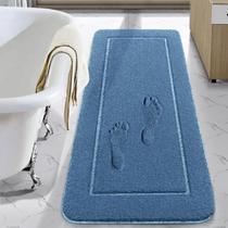 Tapete de banheiro LOCHAS Luminous Non Slip 60x150cm azul Tapete de banheiro LOCHAS Luminous Non Slip 60x150cm azul