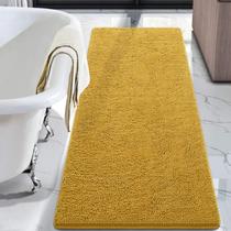 Tapete de banheiro LOCHAS Luxury Shaggy Bath Mat 60x150cm amarelo