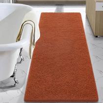 Tapete de banheiro LOCHAS Luxury Shaggy Bath Mat 60x150cm Burnt Orange