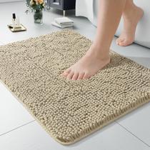Tapete de banheiro LOCHAS Luxury Shaggy Bath Mat 60x43cm bege Tapete de banheiro LOCHAS Luxury Shaggy Bath Mat 60x43cm bege