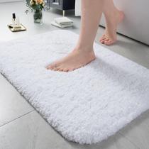 Tapete de banheiro LOCHAS Soft Thick Microfiber 60x43cm branco Tapete de banheiro LOCHAS Soft Thick Microfiber 60x43cm branco