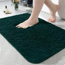 Tapete de banheiro LOCHAS Soft Thick Microfiber 60x43cm Hunter Green Tapete de banheiro LOCHAS Soft Thick Microfiber 60x43cm Hunter Green