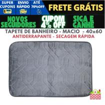 Tapete De Banheiro Macio Antiderrapante Secagem Rápida Supersoft - Le Bianco Tapete De Banheiro Macio Antiderrapante Secagem Rápida Supersoft - Le Bianco